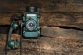 Old vintage sity telephone Royalty Free Stock Photo
