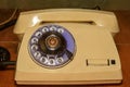 Old vintage soviet union telephone