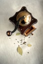 Old vintage spice grinder Royalty Free Stock Photo