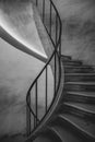 Vintage spiral staircase