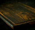 Old vintage stained wooden cutting board Royalty Free Stock Photo