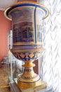 Old vintage stone vase inside Catherine Palace - St. Petersburg, Russia