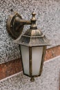 Old vintage street lamp. lantern Royalty Free Stock Photo