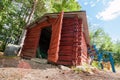 Old Vintage Swedish Toolshed in the Summer