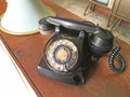 Old vintage telephone Royalty Free Stock Photo
