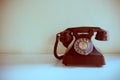 Old vintage telephone Royalty Free Stock Photo