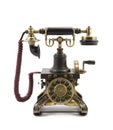 Old vintage telephone Royalty Free Stock Photo