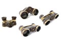 Old vintage theatre binoculars Royalty Free Stock Photo