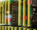 The old and vintage transistors computer chips
