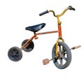 Old vintage tricycle children bicycle