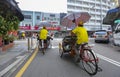 Old vintage trishaw or tricycle rickshaw and beca