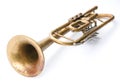 Old vintage trumpet Royalty Free Stock Photo