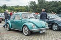 Old vintage veteran historic private car Volkswagen 1303 Beetle Royalty Free Stock Photo