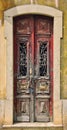 Old vintage wooden door Royalty Free Stock Photo