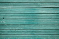 Old vintage wooden planks with blue color paint, rustic wall wood for background Royalty Free Stock Photo