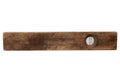 Old vintage wooden spirit level Royalty Free Stock Photo