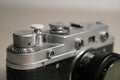 old vintage Zorki 4 photo film camera and lens