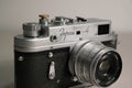 old vintage Zorki 4 photo film camera and lens