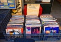 Old Vinyl LP Records, Athens Flea Market, Greece