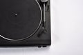 Old vinyl record player on white background Royalty Free Stock Photo