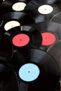 Old vinyl records Royalty Free Stock Photo