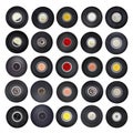 Old vinyl records Royalty Free Stock Photo