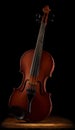 Old violin close up Royalty Free Stock Photo