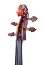 Old violin head Royalty Free Stock Photo