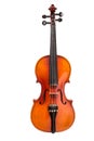 Old violin on white background Royalty Free Stock Photo