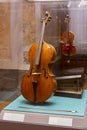 Old Violoncello And Violine At Kunsthistorisches Museum Museum of Art History, Vienna, Austria Royalty Free Stock Photo