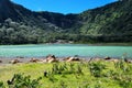 Old Volcano's Crater now Turquoise Lake, Alegria, El Salvador