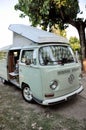 Old Volkswagen Westfalia Camper