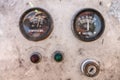 Old Voltage gauges Royalty Free Stock Photo