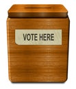 Old voting box