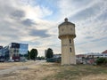 Old Vukovar water tower from 1913 - Slavonia, Croatia / Stari vodotoranj u Vukovaru ili stari vukovarski vodotoranj iz 1913. god. Royalty Free Stock Photo