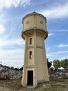 Old Vukovar water tower from 1913 - Slavonia, Croatia / Stari vodotoranj u Vukovaru ili stari vukovarski vodotoranj iz 1913. god. Royalty Free Stock Photo