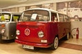 Old VW bus in a museum Royalty Free Stock Photo