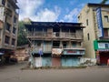 Old wada in Pune city, India. There are numerous buildings like this in the modern city. 28/Oct/2019