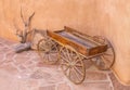 Old Wagon at Ghost Ranch Royalty Free Stock Photo