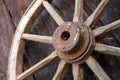 Old wagon wheels antique