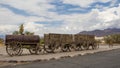 Old wagons in Death Valley National Park USA Royalty Free Stock Photo