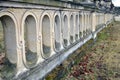 Old wall with arches at park sanssouci Royalty Free Stock Photo