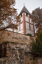 Old wall around the Protestant Lambert Church