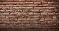 Old wall background with stained aged bricks, Generative AI, Generative, AI