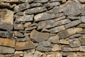 An old wall built of broken stones Royalty Free Stock Photo