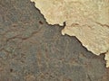 Old Wall with Cracked Concrete wall.Abstract Grunge wall texture background.Old weathered brick wall fragment Royalty Free Stock Photo