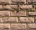 Old wall from the granite blocks Royalty Free Stock Photo