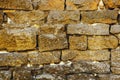 Old wall of granite blocks Royalty Free Stock Photo