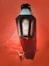 An old wall lamp Royalty Free Stock Photo