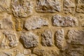 Old wall made of the Jerusalem stone. Israel, Jerusalem Royalty Free Stock Photo